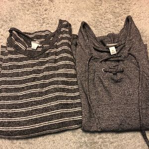 Lot of 2 A New Day tshirt sweaters